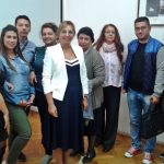 Marija Aleksandrović sa učiteljima romskog jezika; foto: privatna arhiva M.A.