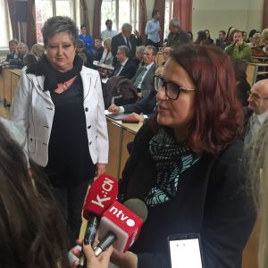 Prof. dr Natalija Jovanović (levo) i prof, dr Lindita Sejdiu Rugova (desno) / Foto: MRCN/T.Dj