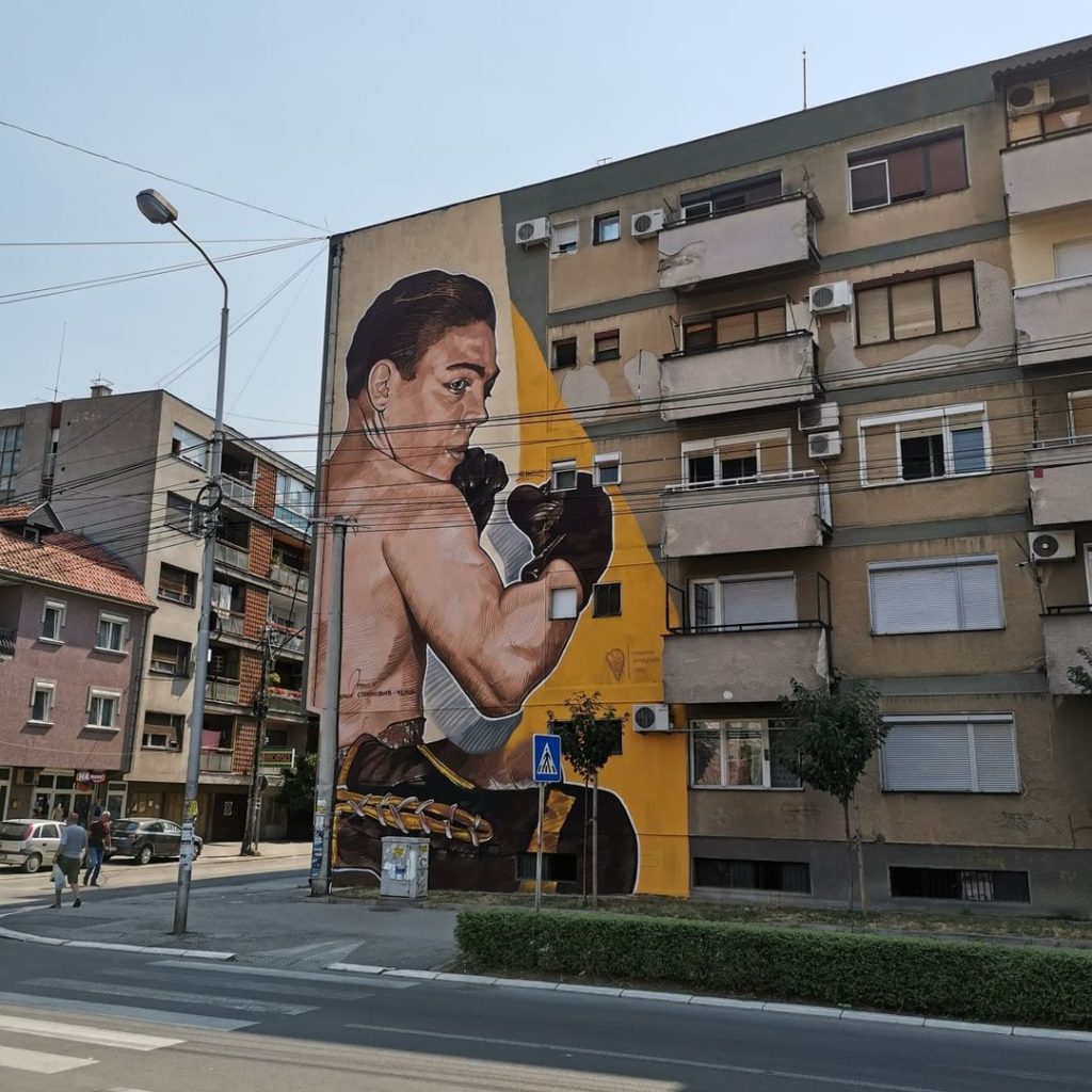 Legenda niškog boksa Dragiša Stanković Čelik dobio mural