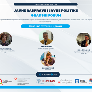 Gradski forumJavne rasprave i javne politike