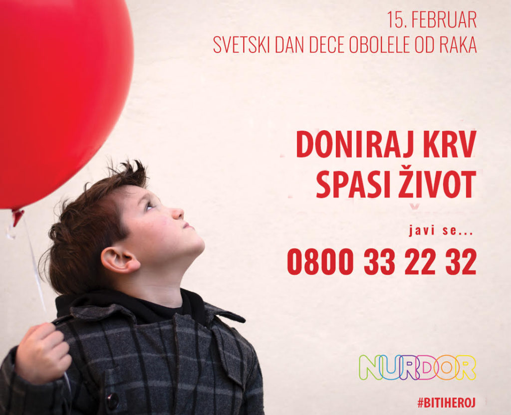 Manifestacijom kod Kalče sutra se i u Nišu obeležava Svetski dan dece obolele od raka