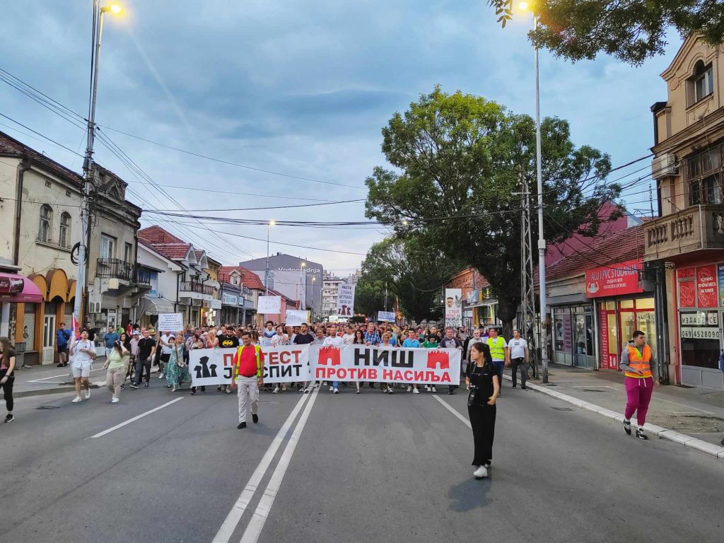 Ne odustaje se od protesta u Nišu, novi u petak, poznata i ruta protest u Nišu