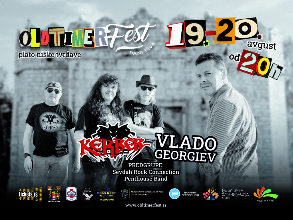 Vlado Georgiev i Kerber na festivalu Oldtajmera u Tvrđavi Foto: Old Timer Fest