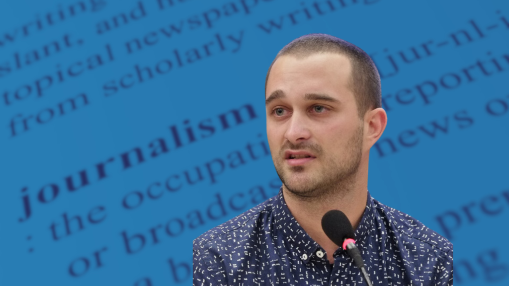 Nagrada za etiku i hrabrost pripala novinaru BIRN-a Saši Dragojlu Foto: BIRN