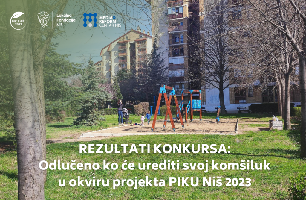 PIKU Niš 2023: Izabrano koji će komšiluci u Nišu biti uređeni PIKU Niš