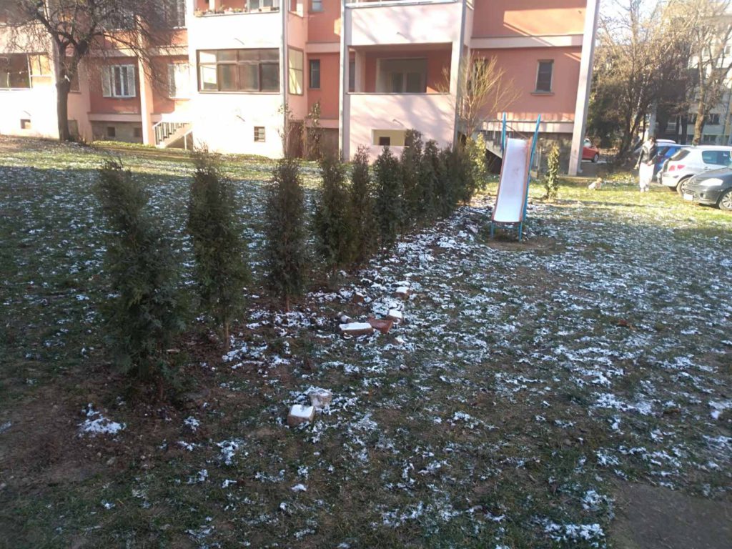 U niškim opštinama uređena tri međublokovska prostora Foto: LFN