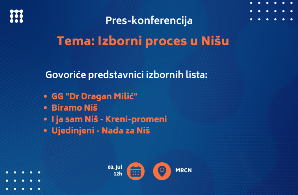 Pres niške opozicije: “Izborni proces u Nišu”