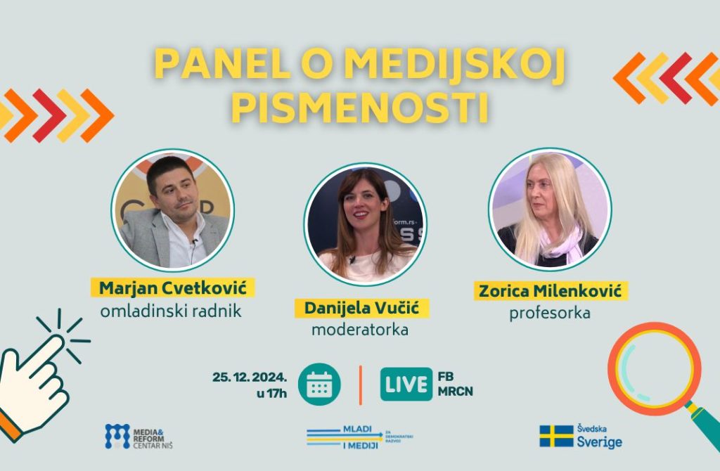 Panel o medijskoj pismenosti