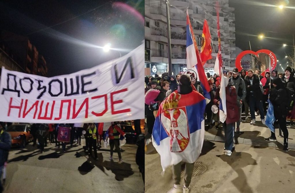 Studenti u Aleksincu dočekani kao oslobodioci, kažu da im je cilj pešačenja 150 km do Kragujevca – ispunjenje zahteva