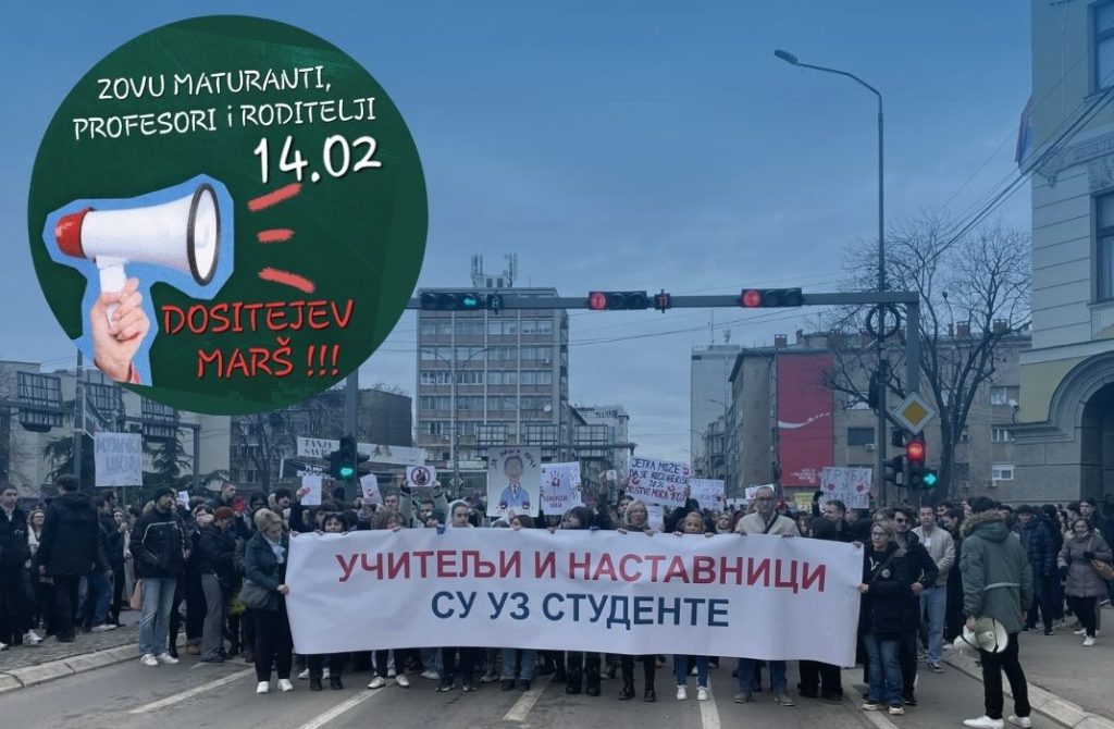 Niške gimnazije mesec dana u blokadi, podrška stiže i od maturanata i profesora svih 18 srednjih škola