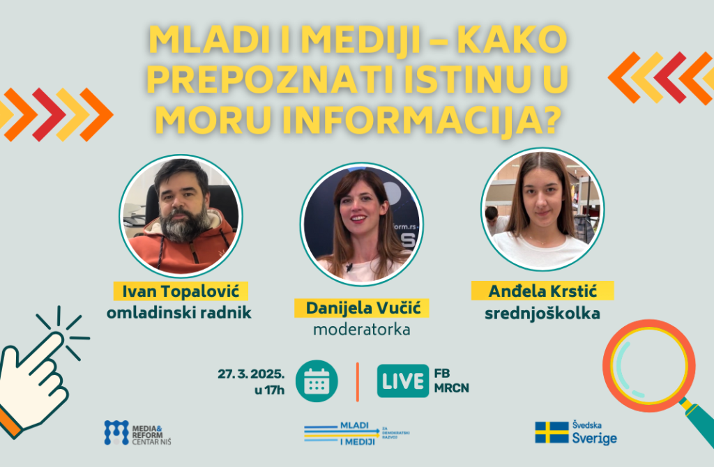 “Mladi i mediji – kako prepoznati istinu u moru informacija?”