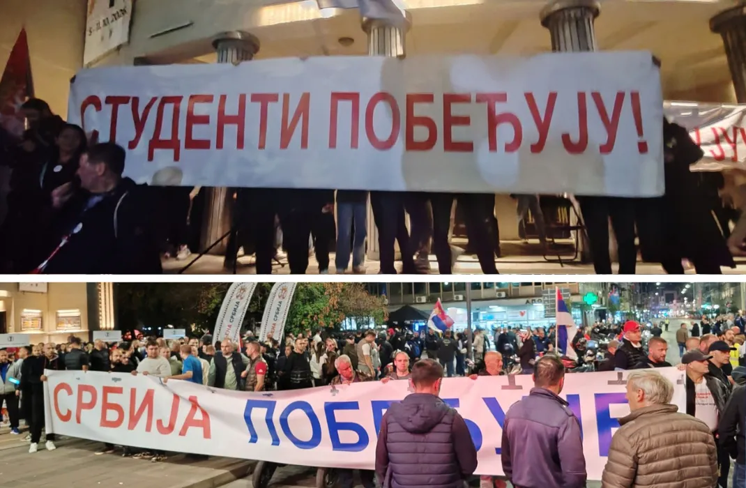 Oči u oči u Nišu: Studenti i SNS ponovo na istoj lokaciji, atmosfera zapaljiva, ali bez incidenata